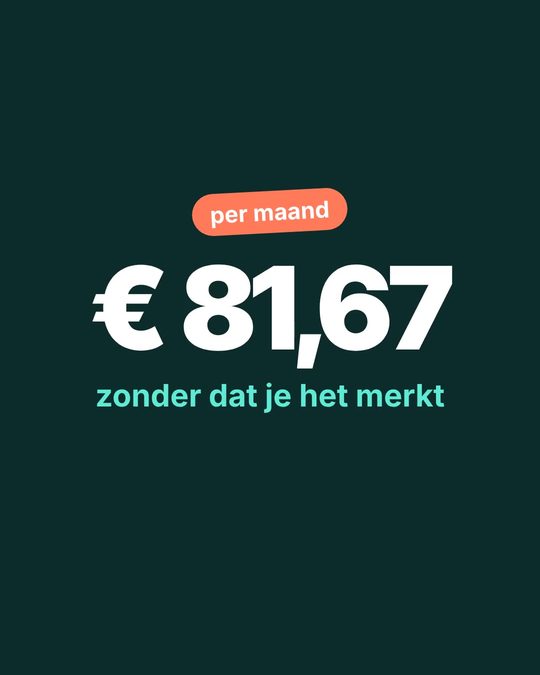 € 81,67 per maand aan abonnementen zonder dat je het merkt