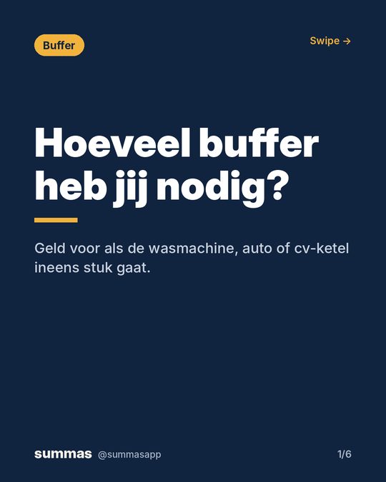 Hoeveel buffer heb jij nodig?